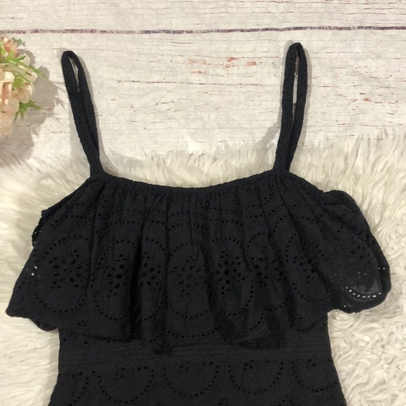 Lovers + Friends Black Lace Midi Dress - Picture 12 of 13